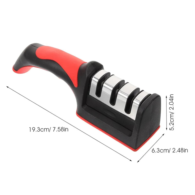 Kitchen 3-Stage Tungsten Carbide Knife Sharpener