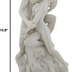 Nude Sculpture In White Marble Finish