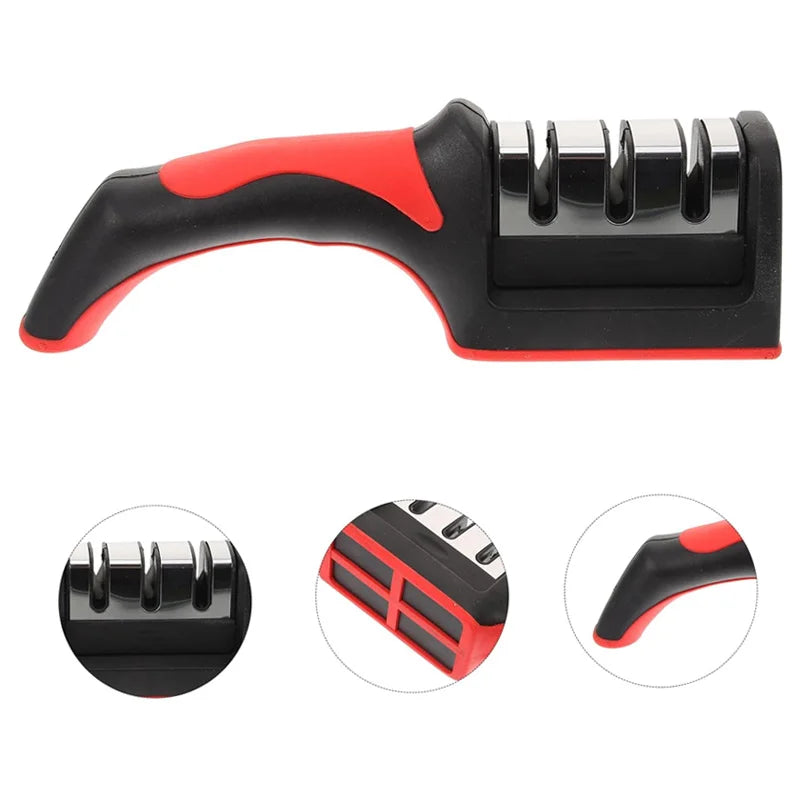 Kitchen 3-Stage Tungsten Carbide Knife Sharpener