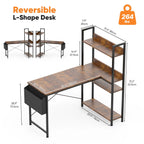 47 Inch L Shaped Desk