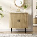 Fluted Buffet Sideboard Accent Cabinet