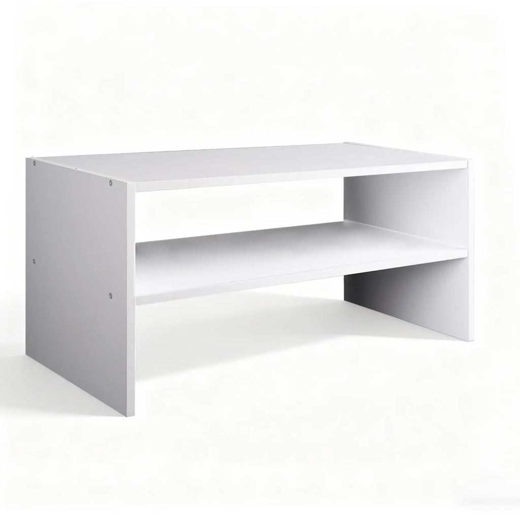 2-Tier Wooden Stackable Shoe Cabinet