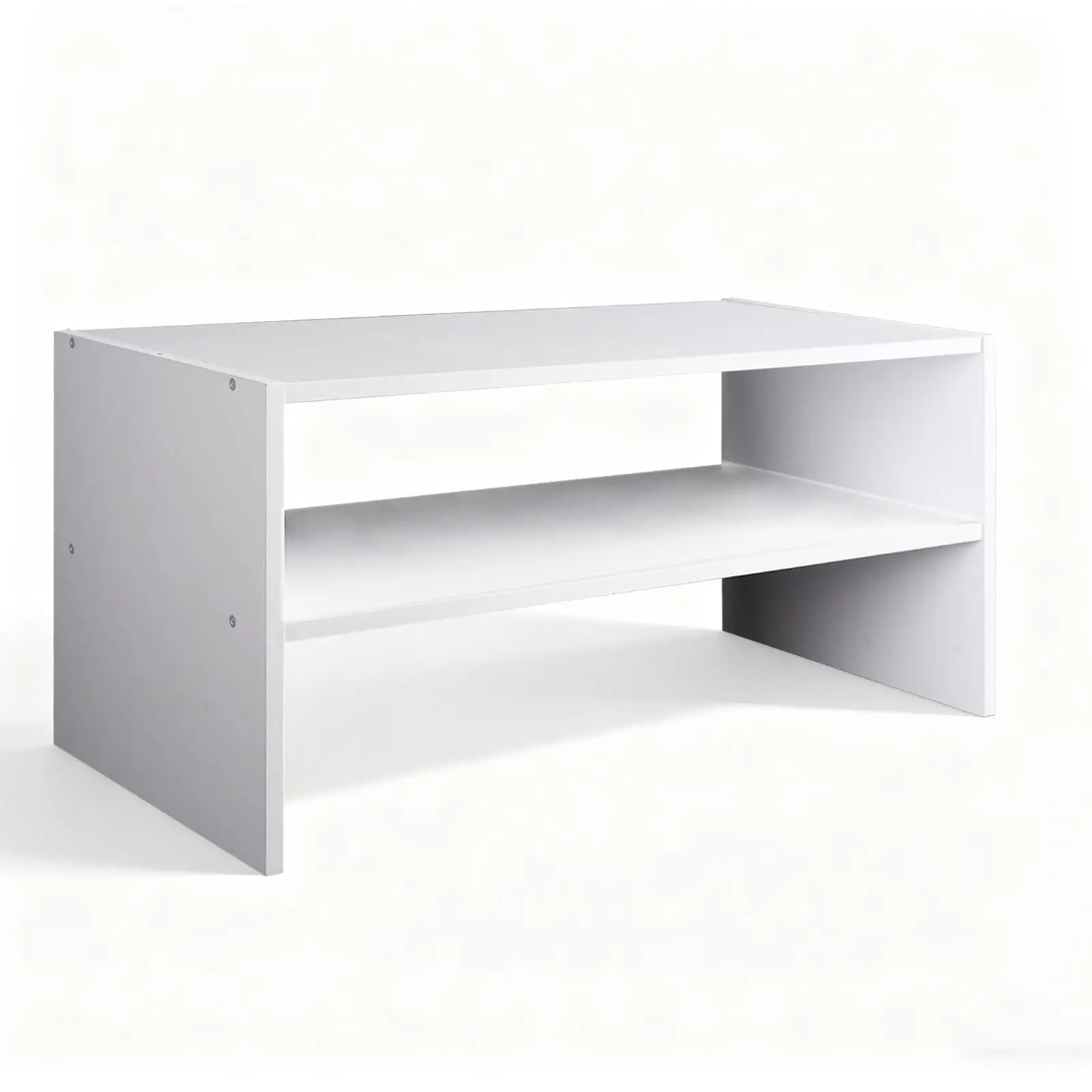 2-Tier Wooden Stackable Shoe Cabinet