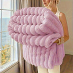 Decorative Warm Fleece Blanket