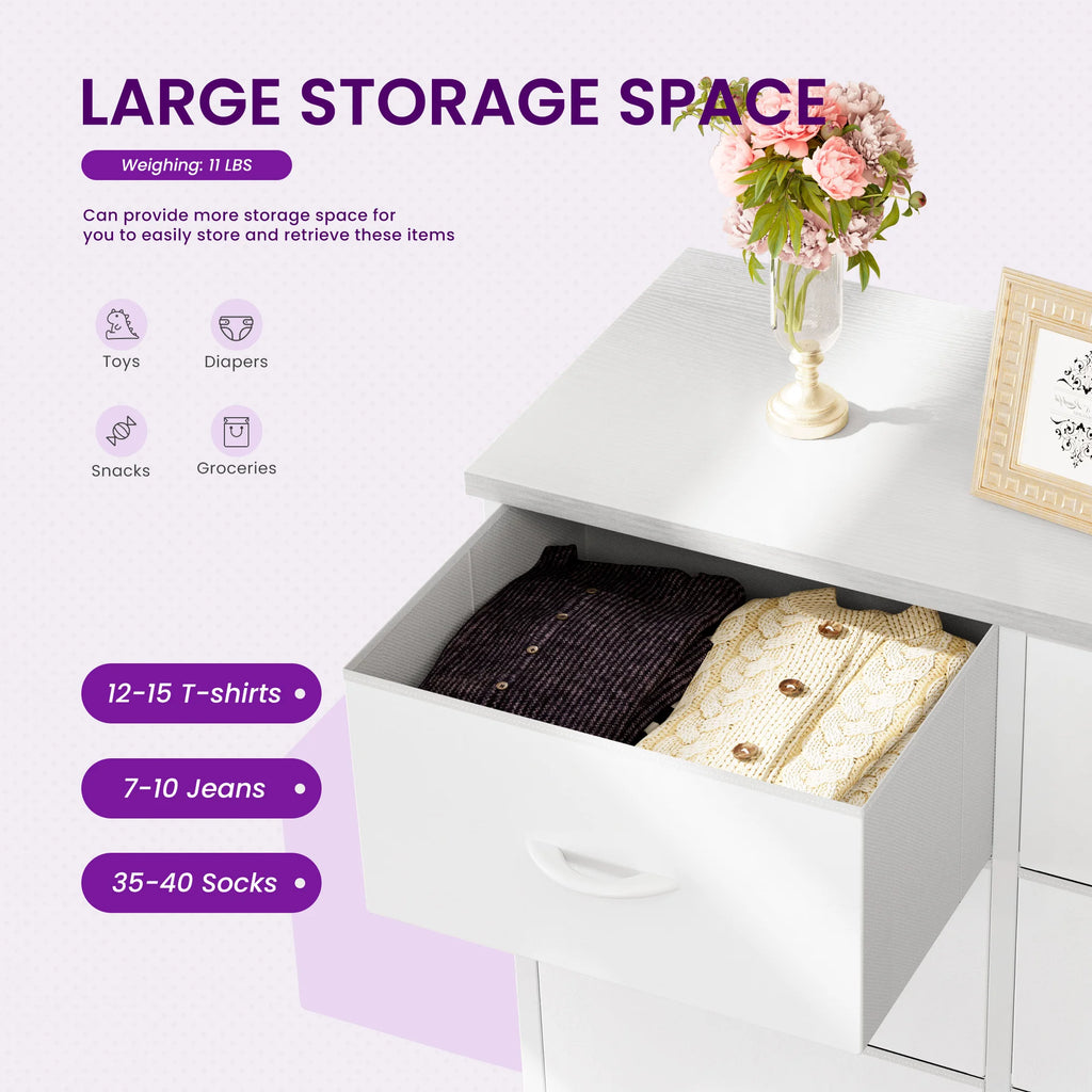 8 Fabric Drawer Dresser