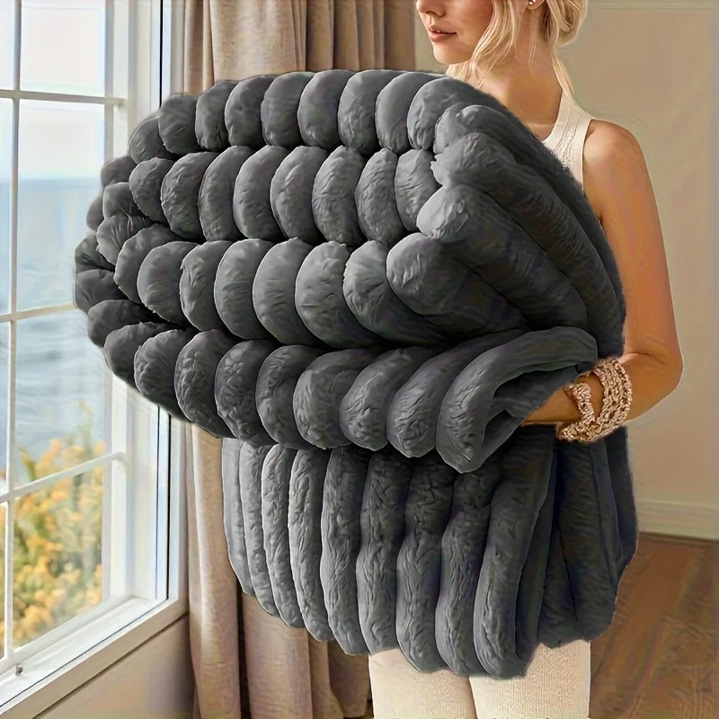 Decorative Warm Fleece Blanket