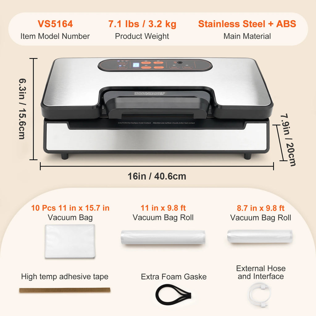 Vacuum Sealer Food Packaging Machine