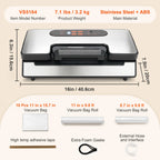 Vacuum Sealer Food Packaging Machine