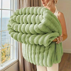 Decorative Warm Fleece Blanket