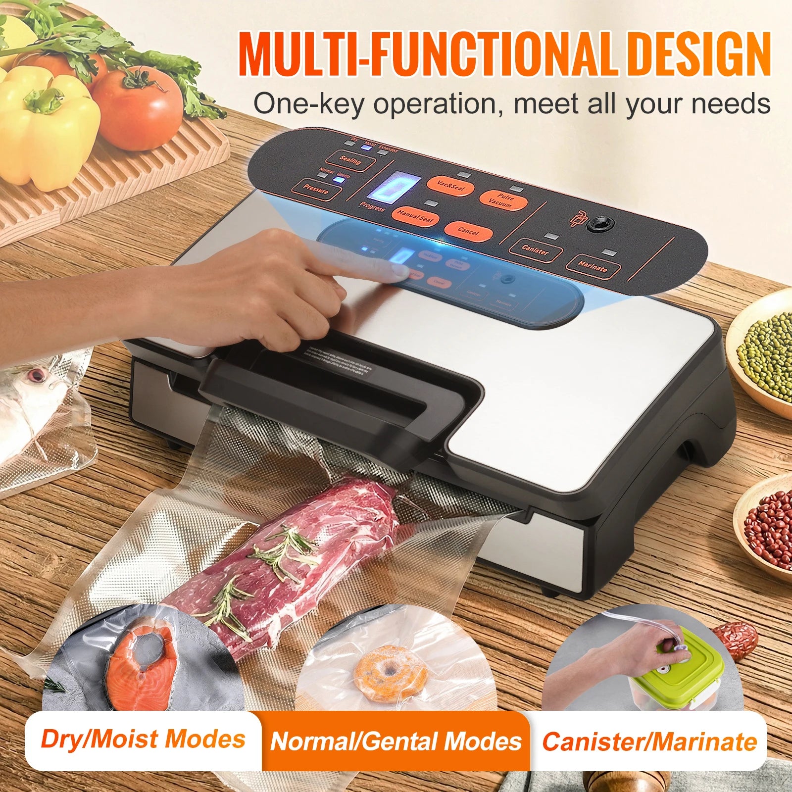 Vacuum Sealer Food Packaging Machine