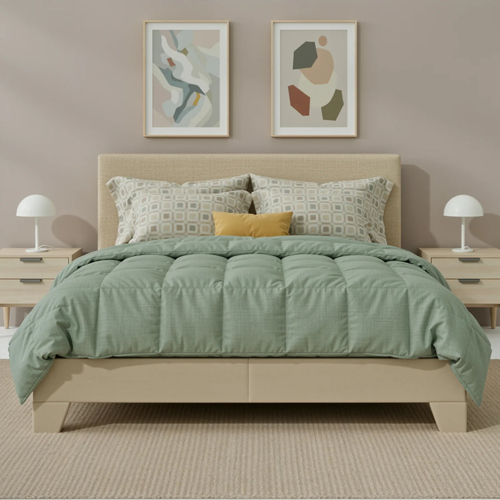 Upholstered Adjustable Linen Bed Frame